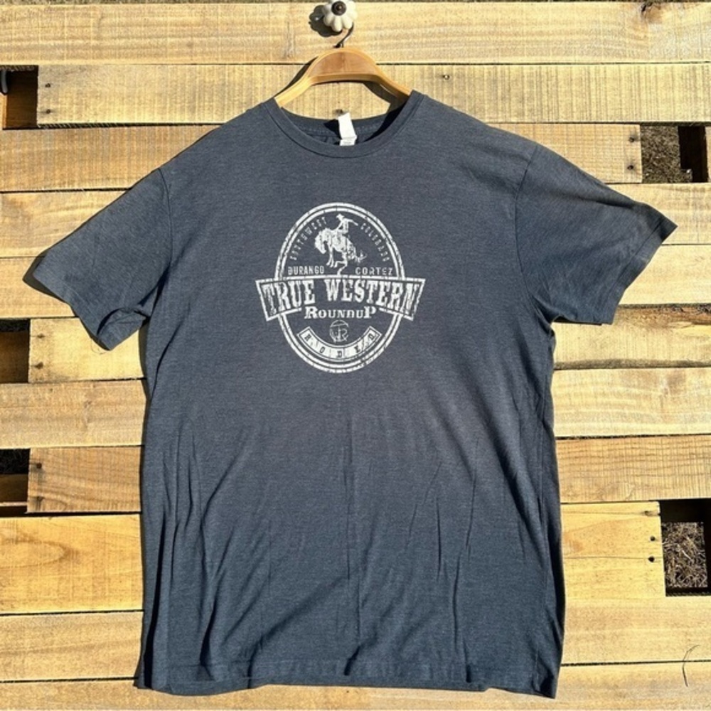 Men’s southwest Colorado true western roundup tee shirt Size XL
